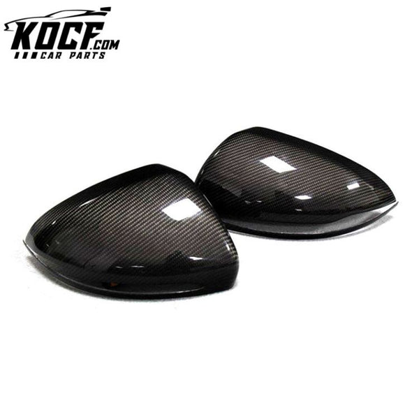 C CLASS W205 FULL ADD ON CARBON FIBER SIDE MIRROR COVER FOR MERCEDES BENZ 2014-2017