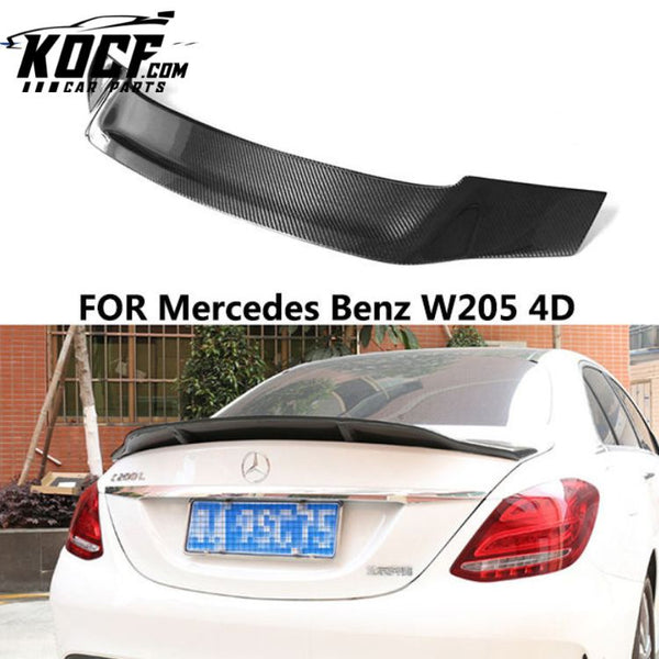 R Type Rear Trunk Wing Spoiler For Mercedes Benz W205 4 Doors 2014+