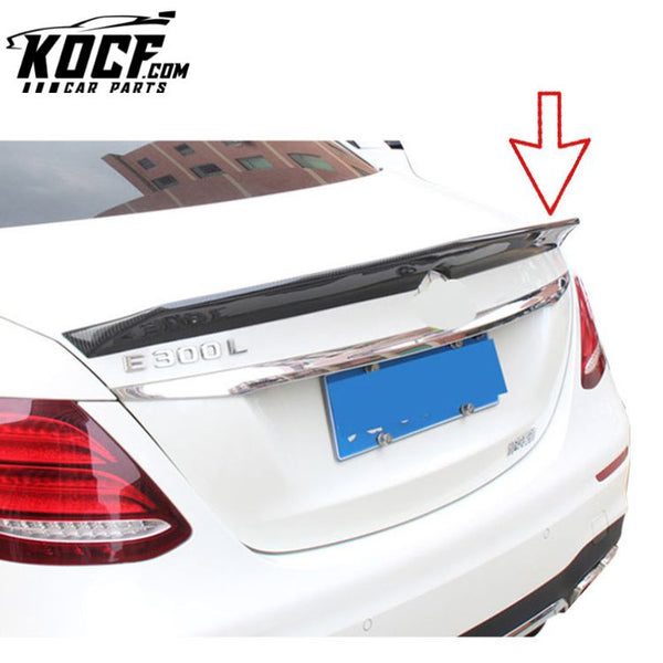 Carbon Fiber W213 Trunk Lid Spoiler for Mercedes Benz R Sedan 2016+