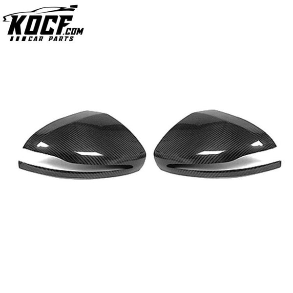 Stick On Type W205 Carbon Fiber Car Side Mirror Cover For Mercedes Benz C Class W205 W213 W222 2014+