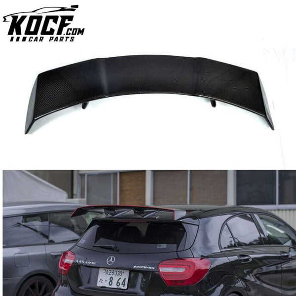 R Style Carbon Fiber Roof Trunk Spoiler For Mercedes Benz A Class W176 2012-2017