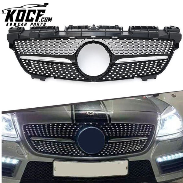 Diamond Type R172 Grille Diamond Grille Front Bumper Grille For Mercedes Benz SLC Class R172 2011-2015