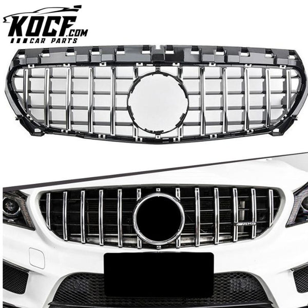 Diamond Type GT Style W117 Auto Front Radiator Grille For Mercedes Benz CLA Class 2013-2019