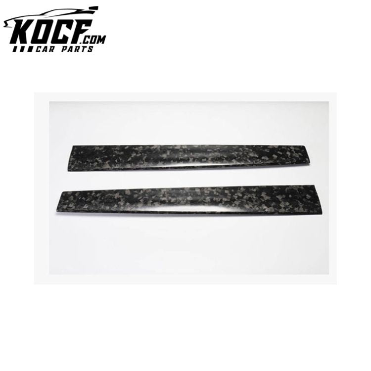 Genuine forged carbon fiber dashboard trim cover for model 3 & model y ...