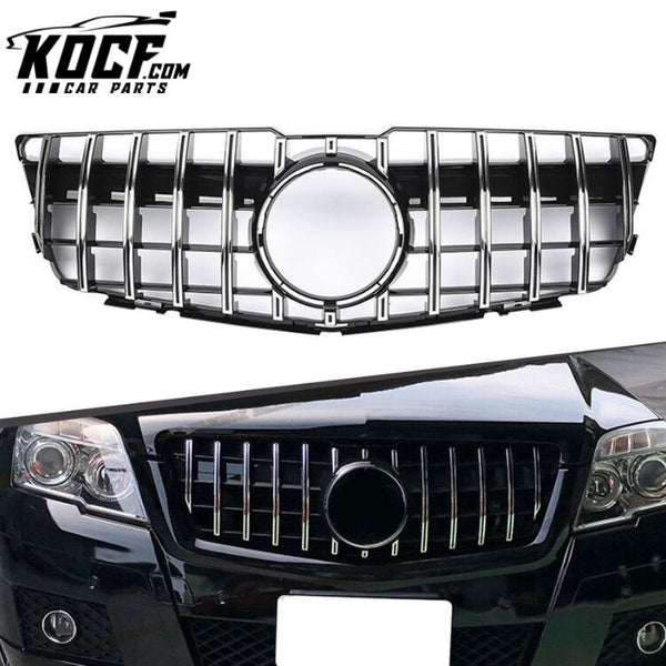 Auto front bumper grille for Mercedes-Benz GLK X204 2013-2016 GT Style grill