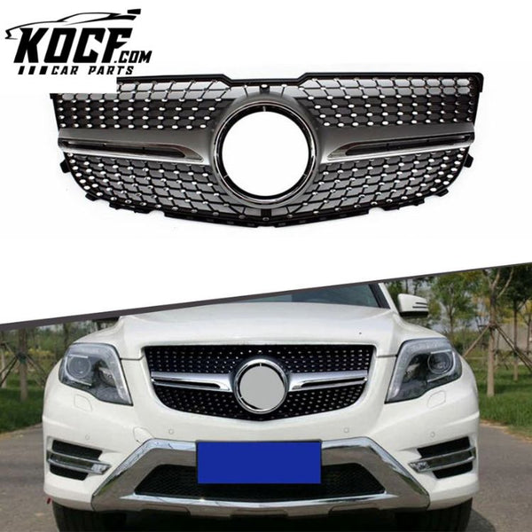 ABS AMG style front bumper mesh grill grille for Mercedes Benz GLK class X204 2013-2016