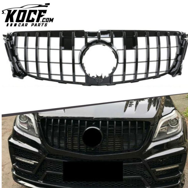 High quality ABS X166 GT style black grille for Mercedes Benz GLS-CLASS 2015-2019