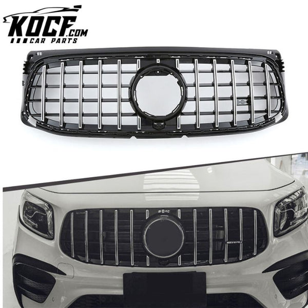 High quality silver Gt sport style mesh update vertical grille for Mercedes Benz GLB CLASS X247 2020+