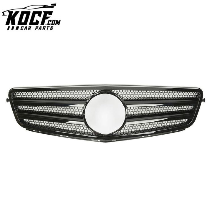 AMG type silver abs hexagon front mesh grill for Mercedes Benz C-Class W204 2008-2013