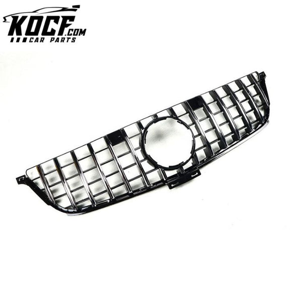 GT Chrome Front Grille For Mercedes-Benz GLE Class W166 ML 2012-2014