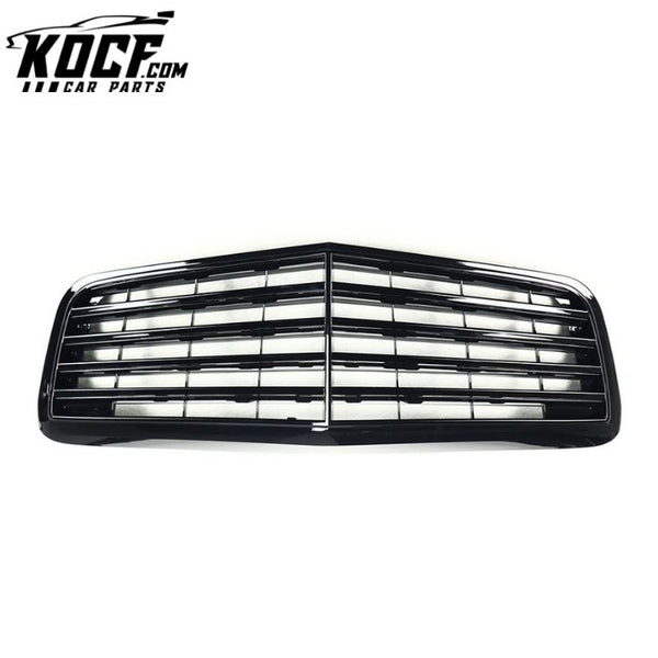 Gloss Black Front Grille For Mercedes-Benz E-Class W211 2007-2009