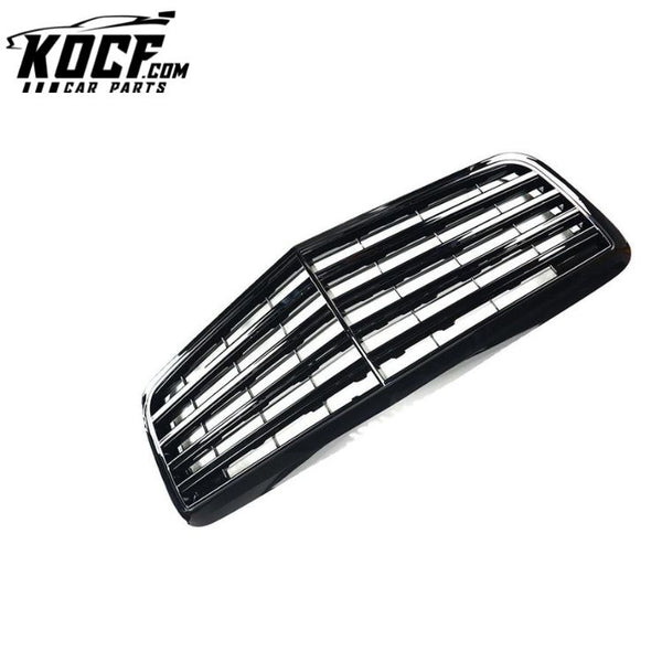 Bright Black Front Grille For Mercedes-Benz W211 2007-2009