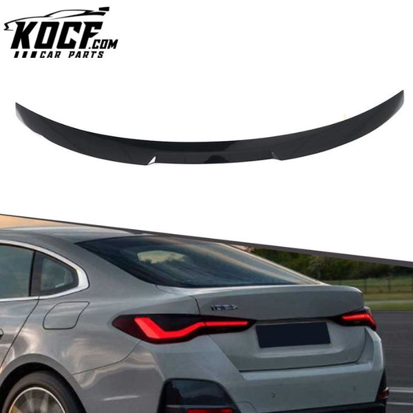 Car Spoiler Gloss Black M4 Style Rear Spoiler Trunk Wing For BMW G26 2020+