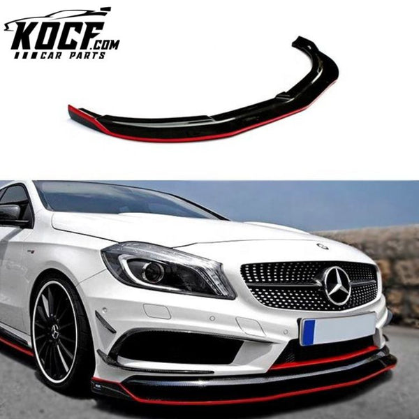 Carbon auto front bumper lip front lower lip for Mercedes Benz W176 2012+