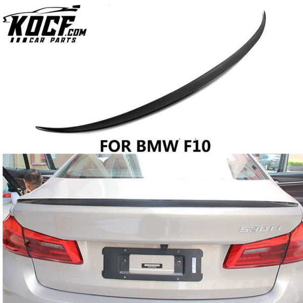 M Type Car Accessories Carbon Black Rear Spoiler For BMW F10 2010-2016