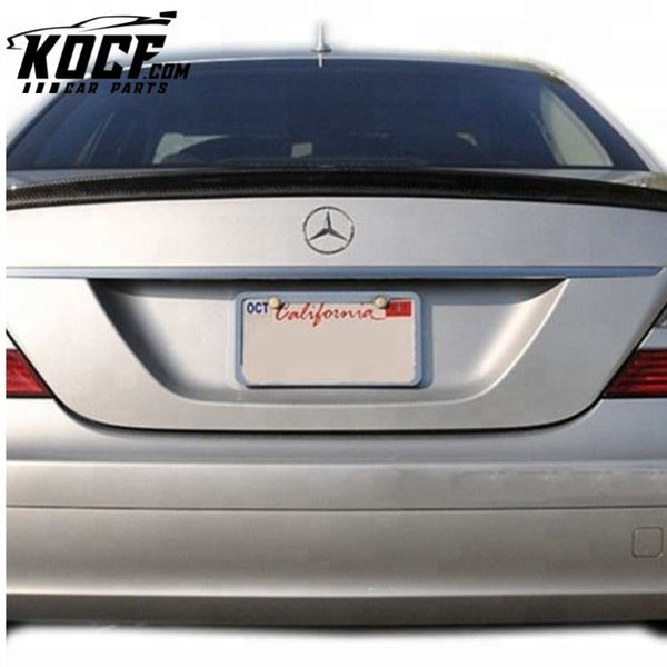 AMG type carbon trunk spoilers for Mercedes Benz w221 2009-2013 rear wing