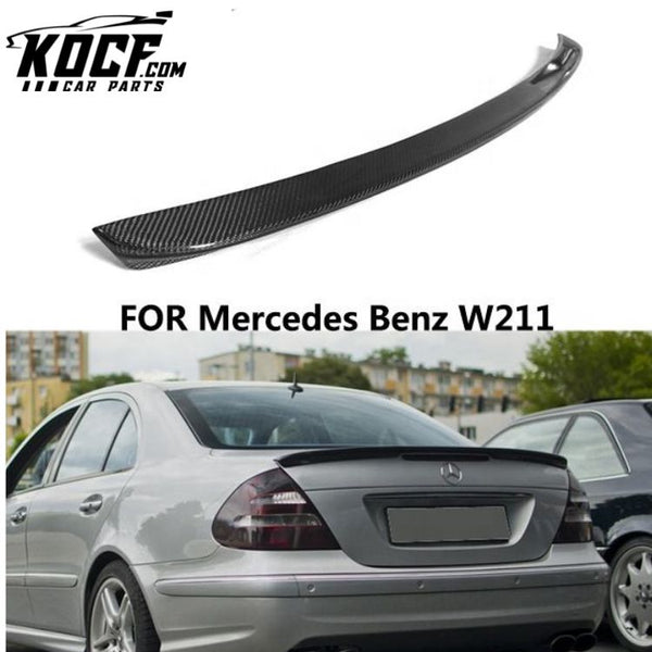 2006-2009 AMG type carbon trunk spoiler for Mercedes Benz E class w211 fiber lip wing