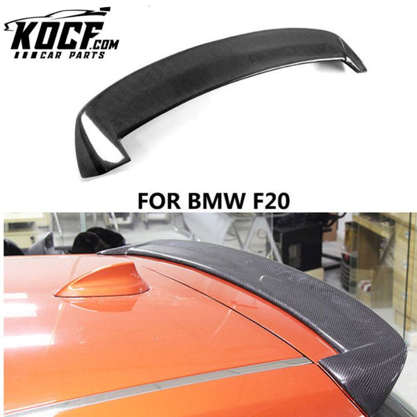 3D Type For BMW F20 Car Accessories Carbon Black Roof Spoiler 2012-2014