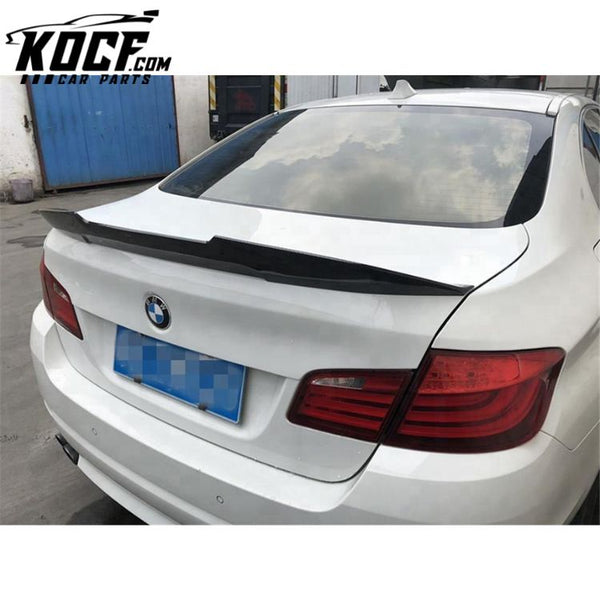 FOR BMW Carbon Fiber Spoiler, Carbon Fiber Trunk Spoiler, Fits 2012-2017 BMW 5 Series F10