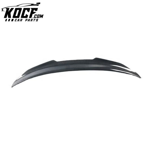 Carbon Fiber Rear Trunk Boot Lip Spoiler Wing Duck Duckbill PSM Type For BMW F32 2014+