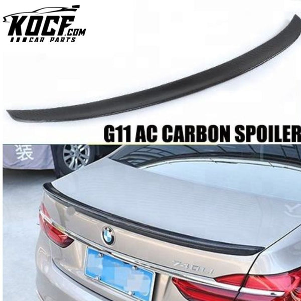 Carbon Rear Trunk Spoiler Wing For BMW 7 Series G11 2017+