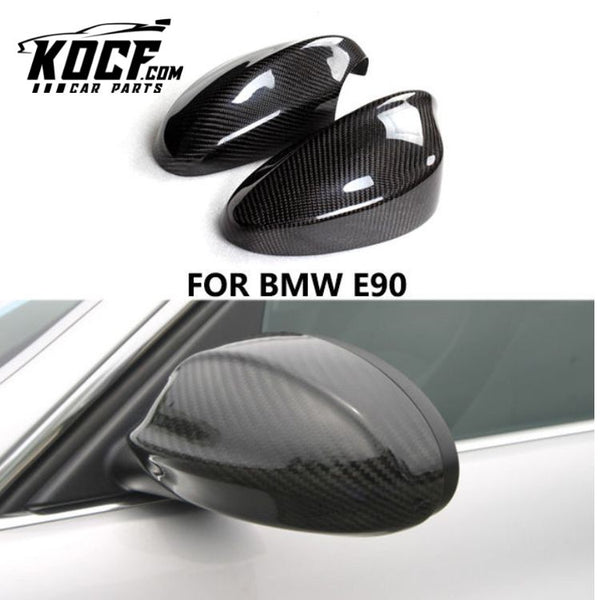 Carbon Black Add on Car Mirror Cover For BMW E90LCI 3 SERIES 2009-2012