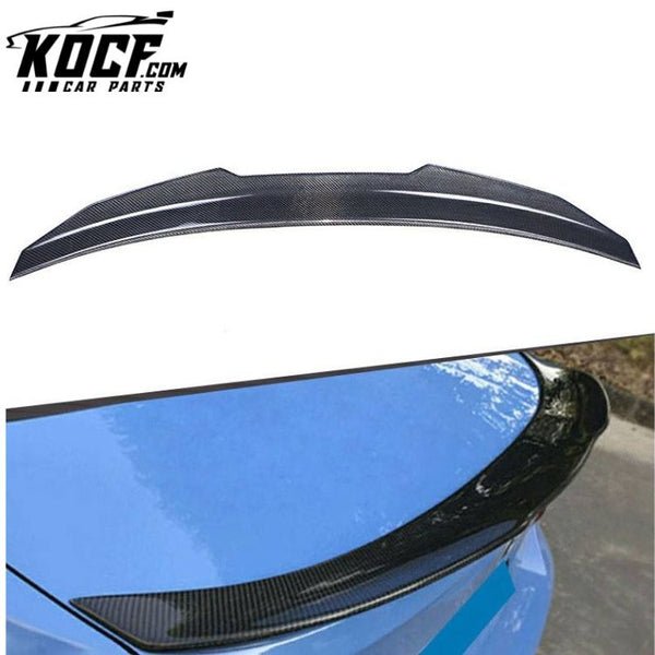 Spoiler G22 M4 Spoiler PSM Style Carbon Fiber Rear Spoiler For BMW 4 Series G22 Coupe 425i 430i Trunk Tail Lip