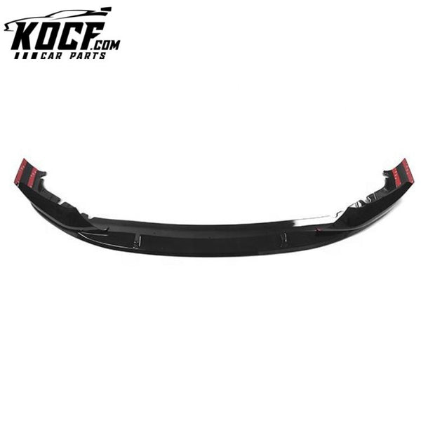 5 series G30 m tech plastic gloss black front lip bumper spoiler for BMW 2017+