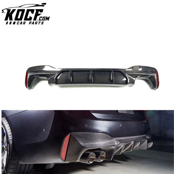 M5 Type Car Rear Bumper Spoiler Diffuser Lip Carbon Fiber Car Rear Diffuser For BMW G30