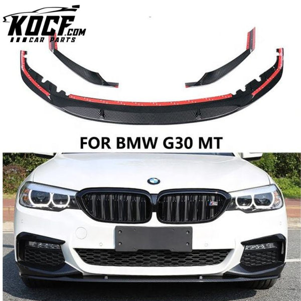 MP TYPE AUTO FRONT LIP FOR BMW G30 MT PLASTIC FRONT BUMPER LIP SPOILER 2017+