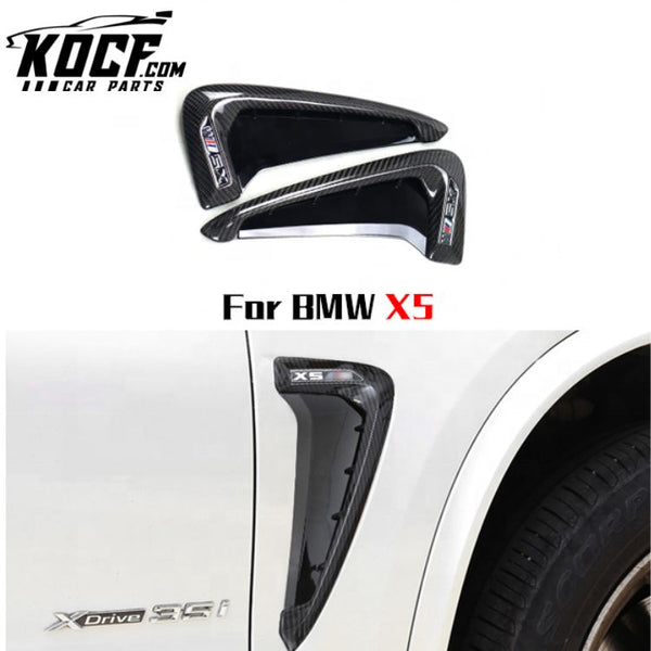 Car Side Fender Trims for BMW X5 F15 X5M F85 Carbon Fiber Fender Trims 2014+