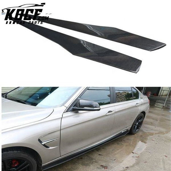 Auto Side Skirts For BMW F30 F32 F33 F36 Carbon Fiber Trunk Body Kit 2014+