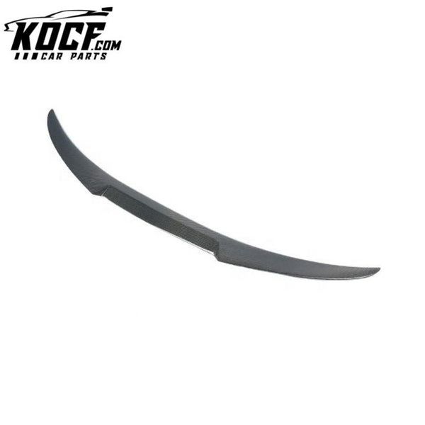 Car Carbon Fiber Rear Trunk Wing Lip Ducktail Spoiler For BMW F33/F83 M4 2014+