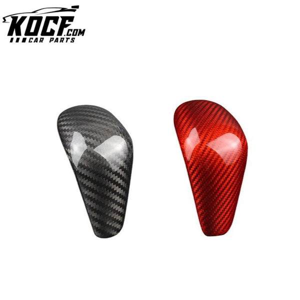 ES A6L A7 Wholesale Price Car Interior Accessories Carbon Fiber Gear Shift Knob Fit For AUDI