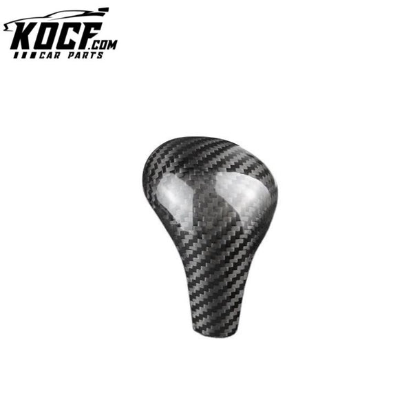 ES A4L A5 Q5 A6L Q7 A7 S6 S7 Car Interior Accessories Carbon Fiber Gear Shift Knob Cover Decorative Trim For AUDI