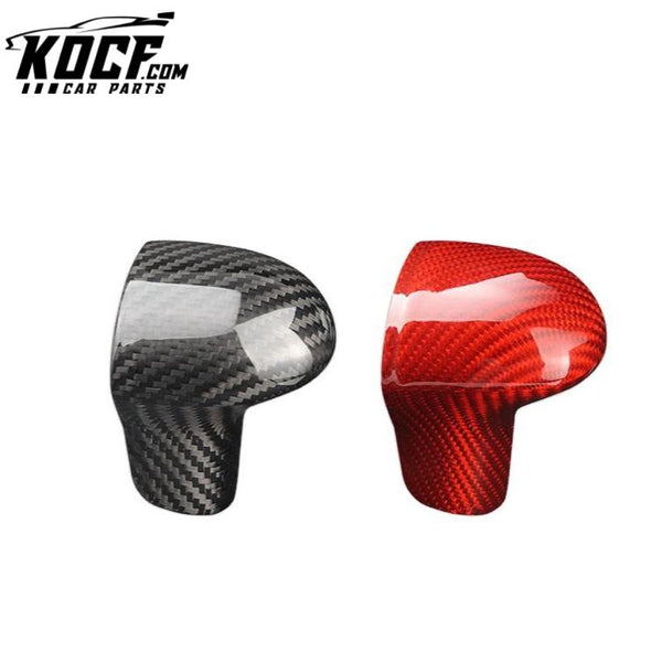 ES A4L A5 Q5 A6L Q7 A7 S6 S7 Car Interior Accessories Carbon Fiber Gear Shift Knob Cover For AUDI