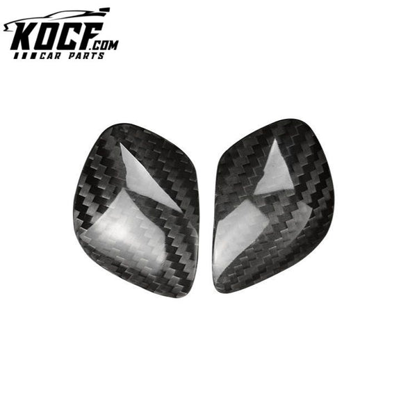 ES Hard Carbon Fiber Car Interior Accessories Carbon Fiber Gear Shift Cover Sticker For VW