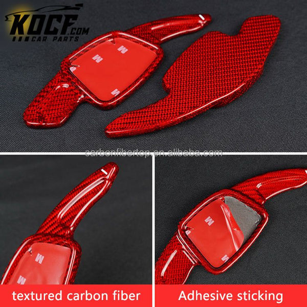 ES Auto Carbon Fiber Car Interior Accessories Carbon Paddle Shifter For Audi A3L A4L A5 A6L A7 A8 S4