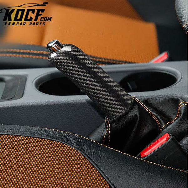 ES Car Interior Pickup Replacement Accessories Carbon Fiber Hand Brake For FORD Ranger Handbrake