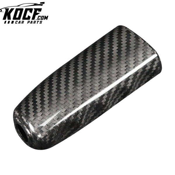 ES Car Accessories Carbon Fiber Handbrake Decoration Cover Trim For Mustang 2015+