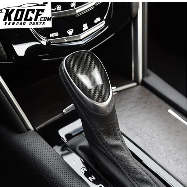 ES Car Interior Accessories Decoration Carbon Fiber ATS-L XTS Automatic Gear Shift For Cadillac Auto Accessories Car Interior