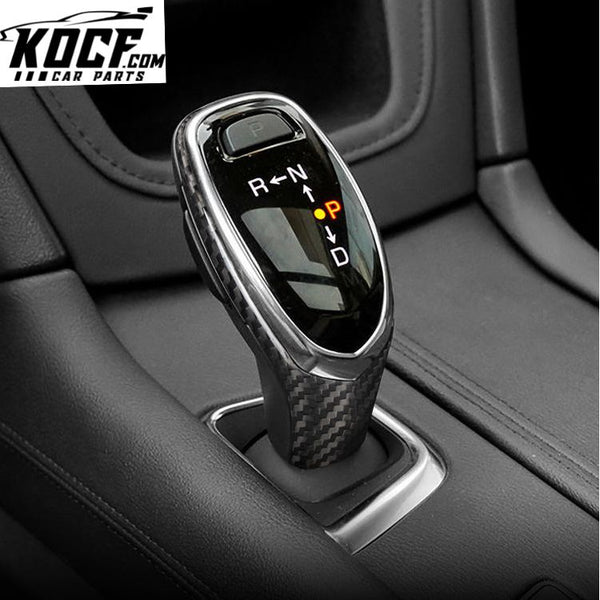 ES XT5 Auto Accessories Car Interior Carbon Fiber Gear Shift Knob Car Interior Accessories Gear Shift For Cadillac