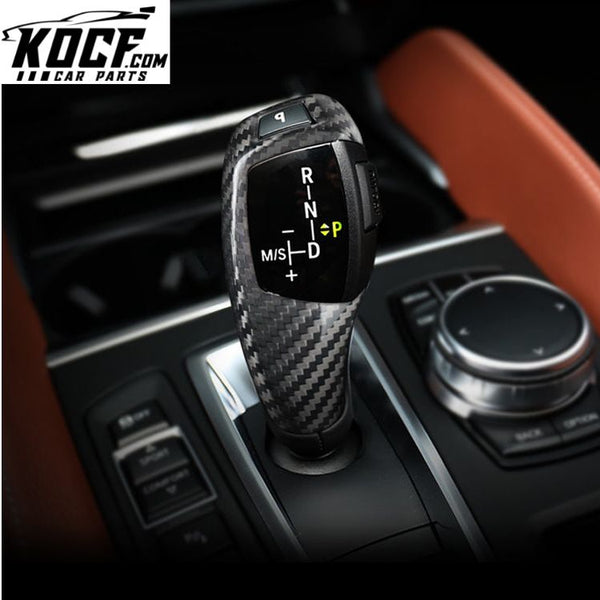 ES RHD Carbon Fiber Interior Accessories Cover F36 F10 F11 F18 F01 F02 F07 E70 Gear Shift