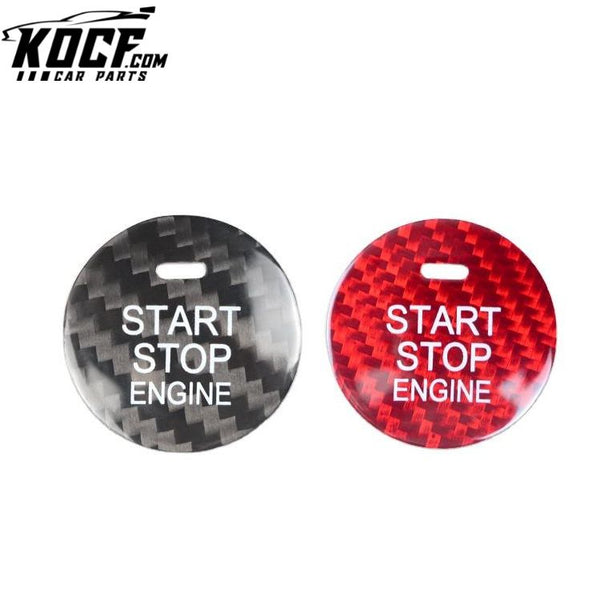 ES Carbon Fiber Auto Parts Accessories CX3 CX4 CX5 Car Start Stop Button For Mazda