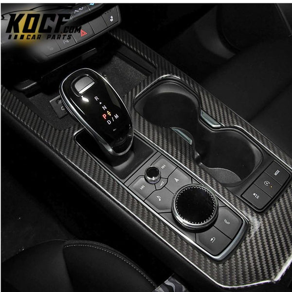 ES XT4 Car Interior Decoration Carbon Fiber Center Control Panel Frame For Cadillac