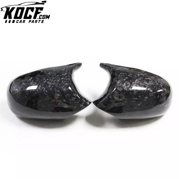 Car Forged Carbon Fiber Side Mirror cover for BMW 3 Ser E90 E91 E92 E93 1 SER E87 E88 2009-2012 Rearview Mirror Casing