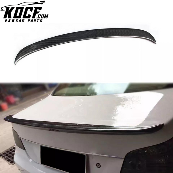 AC Style Carbon Fiber Rear Trunk Spoiler for BMW 5 Series E60 M5 2002-2010 Carbon Trunk Lip Boot Wing Exterior Body Kits