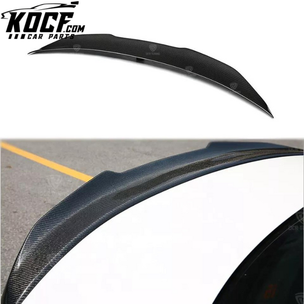 Body Parts Carbon Fiber Rear Trunk Spoiler for Infiniti Q50 Q50s PSM Style Car Back Trunk Wing Lip Spoilers