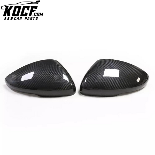 Car Dry Carbon Fiber Side Rear Mirror Cover For Honda Accord X with LED Light Add on style