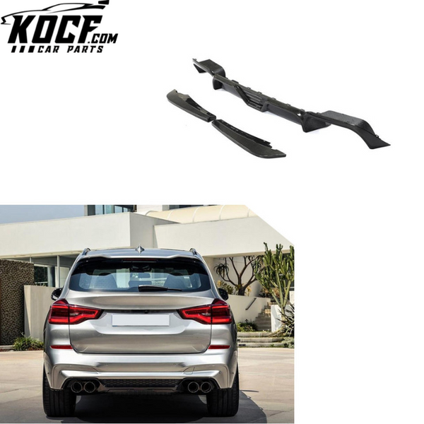 X Series Carbon Fiber Car Rear Bumper Diffuser for BMW X3 M F97 2019-2021